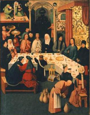 Jheronimus Bosch The Marriage Feast at Cana. Germany oil painting art